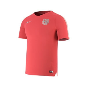 Camiseta Nike Barcelona entreno 18 2019 Squad - Camiseta de entrenamiento FC Barcelona Champions 2018 2019 - rosa - frontal