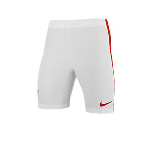 Short Nike 1a Sevilla Stadium 2018 2019 - Pantalón corto Nike primera equipación Sevilla Stadium 2018 - 2019 blanco - frontal