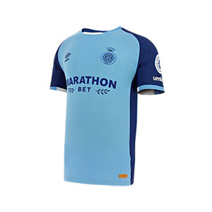 Camiseta Umbro tercera Girona 18 2019 - Camiseta tercera equipación Umbro Girona 2018 2019 - azul celeste - frontal