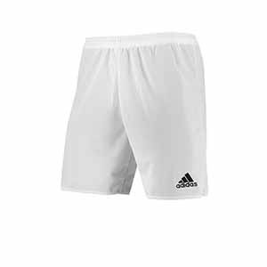 Short adidas Parma 16 - Pantalón corto de poliéster adidas - Blanco - frontal