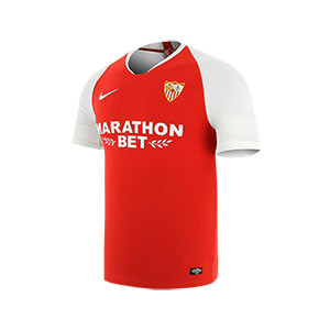 Camiseta Nike 2a Sevilla 2019 2020 - Camiseta Nike segunda equipación Sevilla 2019 2020 - roja y blanca - frontal