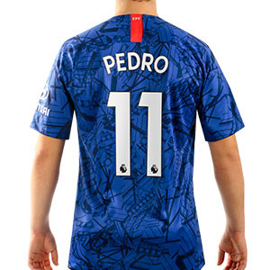 Camiseta Nike Pedro Chelsea 2019 2020 Stadium - Camiseta Pedro Nike primera equipación Chelsea 2019 2020 - azul - trasera