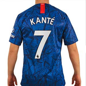 Camiseta Nike Chelsea Kanté 2019 2020 Stadium - Camiseta Kanté Nike primera equipación Chelsea 2019 2020 - azul - trasera