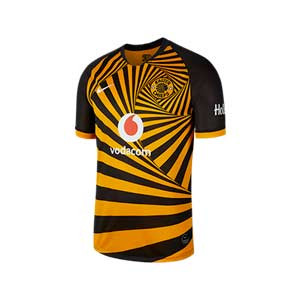 Camiseta Nike Kaizer Chiefs 2019 2020 Stadium - Camiseta Nike primera equipación Kaizer Chiefs 2019 2020 - amarilla y negra - frontal