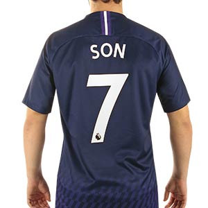 Camiseta Nike Son Tottenham 2a 2019 2020 Stadium - Camiseta Son Nike segunda equipación Tottenham 2019 2020 - azul marino - trasera