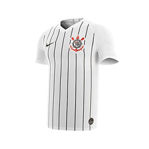 Camiseta Nike Stadium Corinthians 2019 2020 - Camiseta primera equipación Nike Corinthians 2019 2020 - blanca - frontal