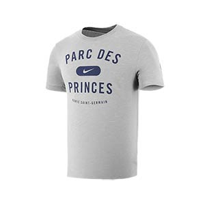 Camiseta algodón Nike PSG - Camiseta de algodón Nike del PSG - gris - frontal