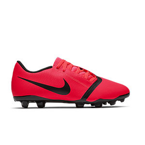 Nike Jr. Phantom Venom Club FG - Botas de fútbol para niño Nike FG para césped natural o artificial de última generación - rojas - pie derecho