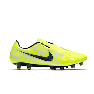 Nike Phantom Venom Elite AG-PRO - Botas de fútbol Nike AG-PRO para césped artificial - amarillas flúor - pie derecho