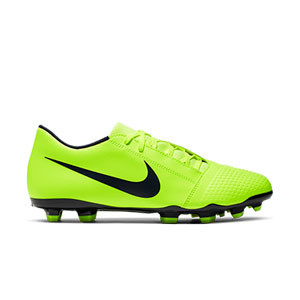 Nike Phantom Venom Club FG - Botas de fútbol Nike FG para césped natural o artificial de última generación - amarillas flúor - derecho