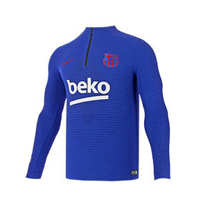 Sudadera Nike Barcelona entreno Vapor Knit Strike 19 2020 - Sudadera oficial de entrenamiento FC Barcelona 2019 2020 - azul - frontal