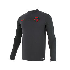 Sudadera Nike PSG entreno Strike 2019 2020 - Sudadera entreno Nike PSG 2019 2020 - gris oscura - frontal