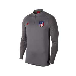 Sudadera Nike Atlético entreno UCL 19 2020 Dry Strike - Sudadera entrenamiento Champions Atlético de Madrid 2019 2020 - gris - frontal