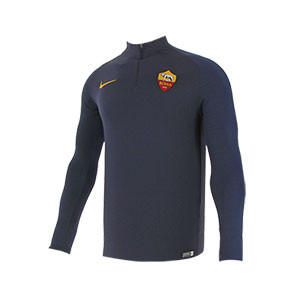 Sudadera Nike AS Roma entreno Strike 2019 2020 - Sudadera entreno Nike AS Roma 2019 2020 - azul marino - frontal