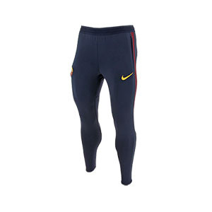 Pantalón Nike AS Roma entreno Strike 2019 2020 - Pantalón largo entreno Nike AS Roma 2019 2020 - azul marino - frontal