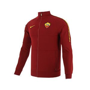 Chaqueta chándal Nike I96 himno AS Roma 2019 2020 - Chaqueta de chándal del himno Nike AS Roma 2019 2020 - granate - frontal