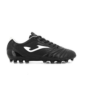 Joma Aguila Pro 901 AG - Botas de fútbol de piel de canguro Joma FG para césped artificial - negras y blancas - pie derecho