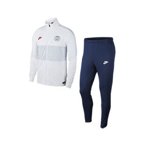 Chándal Nike PSG entreno 2019 2020 Strike - Chándal Nike del PSG 2019 2020 - blanco y azul marino - frontal