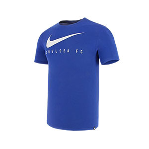 Camiseta Nike Chelsea Dry Travel Ground - Camiseta de algodón manga corta Nike Chelsea 2019 2020 - azul - frontal