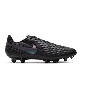 Nike Tiempo Legend 8 Academy FG - Botas de fútbol Nike de piel FG para césped natural o artificial de última generación - negras - pie derecho