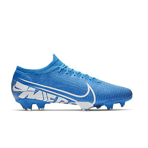 Nike Mercurial Vapor 13 Pro FG - Botas de fútbol Nike FG para césped natural o artificial de última generación - azul celeste - pie derecho