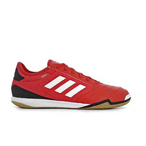 adidas COPA Tango 18.3 Top Sala - Zapatillas de fútbol sala de piel adidas suela lisa - Rojo - pie derecho