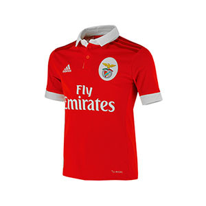 Camiseta niño Benfica 17/18 - Camiseta infantil primera equipación SL Benfica 2017 - 2018 - Rojo - frontal