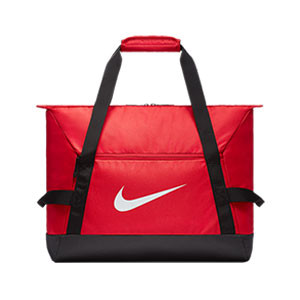 Bolsa de deporte con zapatillero Nike Academy - Bolsa de entrenamiento Nike (48 x 30 x 38) cm - roja - Frontal