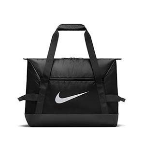 Bolsa deporte pequeña Nike Academy Team - Bolsa entrenamiento fútbol Nike (44 x 29 x 38) cm - negra - frontal