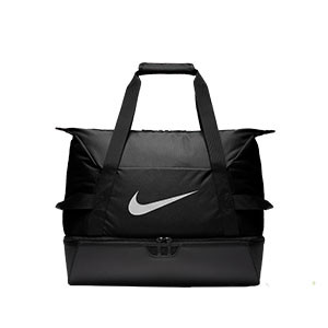 Bolsa de deporte con zapatillero Nike Academy - Bolsa de entrenamiento Nike (51 x 33 x 41) cm - negra - frontal