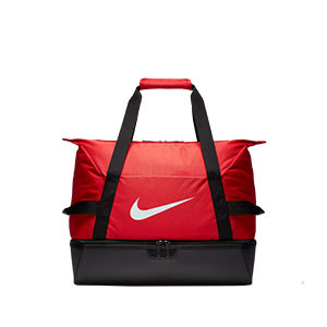 Bolsa de deporte con zapatillero Nike Academy - Bolsa de entrenamiento Nike (51 x 33 x 41) cm - roja - frontal