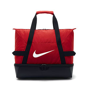 Bolsa de deporte Nike Academy - Bolsa entrenamiento fútbol Nike (48 x 30 x 41) cm - roja - frontal