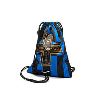 Gymsack Nike Inter Stadium - Gymsack del Inter de Milán 2019 2020 - negro y azul - frontal