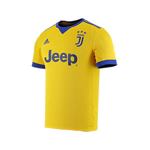 Camiseta 2a equipación Juventus 17/18 - Camiseta oficial segunda equipación Juventus 2017 - 2018 - Amarillo - frontal