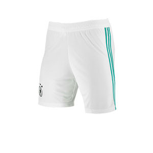 Short adidas 2a Alemania 18 2019 - Pantalón corto segunda equipación selección alemana 2018 - blanco - frontal