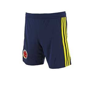 Short oficial niño Colombia 2018 - Pantalón corto infantil primera equipación selección Colombia 2018 - Azul - frontal