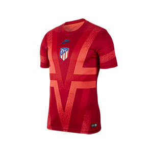 Camiseta Nike Atlético pre-match UCL 19 2020 - Camiseta pre partido Nike Atlético Champions League 2019 2020 - roja - frontal