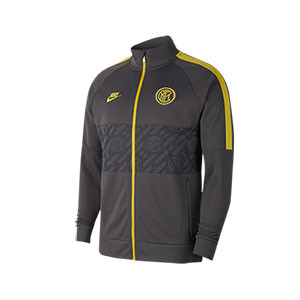 Chaqueta Nike Inter Milan himno I96 19 2020 Champions - Chaqueta chándal del himno Champions League Nike Inter de Milán 2019 2020 - gris - frontal