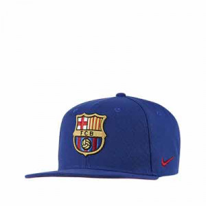 Gorra Nike Barcelona Pro niño - Gorra infantil Nike Pro FC Barcelona - azul - frontal