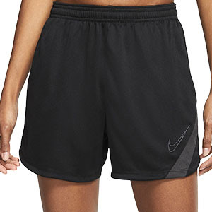 Short Nike mujer Dry academy Pro - Pantalón corto de mujer Nike para entrenamiento de fútbol - negro - frontal