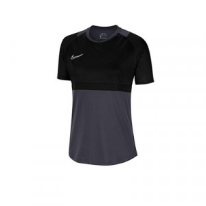 Camiseta Nike mujer Dry Academy - Camiseta de entrenamiento de fútbol para mujer Nike - negra - frontal