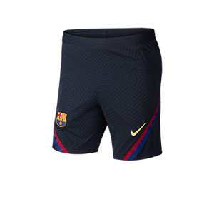 Short Nike Barcelona entreno 19 2020 Strike - Pantalón corto de entrenamiento Nike Strike FC Barcelona 2019 2020 - azul marino  - frontal