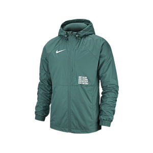 Chaqueta Nike FC All Weather - Chaqueta con capucha Nike FC All Weather - verde azulado - frontal