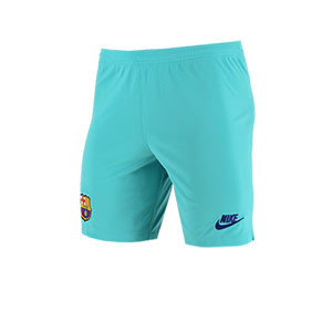 Short Nike 3a Barcelona 2019 2020 Stadium - Pantalón corto Nike tercera equipación FC Barcelona 2019 2020 - verde turquesa - frontal