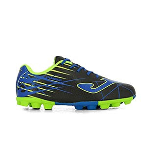 Joma Champion Jr AG - Botas de fútbol para niño Joma AG para césped artificial - azules - derecho