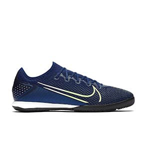 Nike Mercurial Vapor 13 Pro MDS IC - Zapatillas fútbol sala Nike suela lisa IC - azul marino - pie derecho