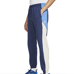 Pantalón Nike Sportswear - Pantalón largo de algodón Nike para calle - azul marino - frontal