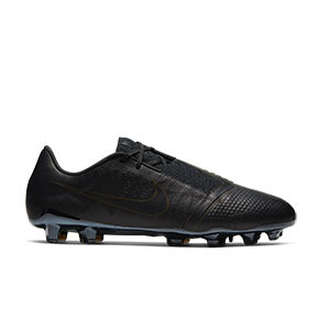 Nike Phantom Venom Elite Tech Craft FG - Botas de fútbol de piel de canguro Nike FG para césped natural o artificial de última generación - negras - pie derecho