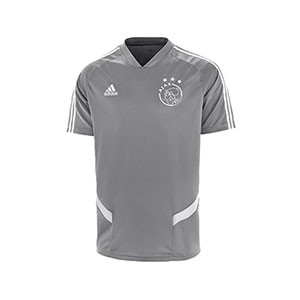 Camiseta adidas Ajax entreno 2019 2020 - Camiseta entrenamiento adidas Ajax 2019 2020 - gris - frontal