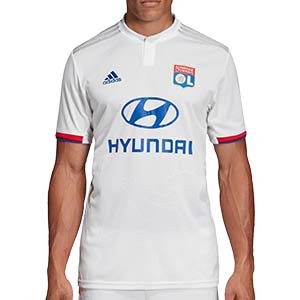 Camiseta adidas O.Lyon 2019 2020 - Camiseta adidas primera equipación Olympique Lyon 2019 2020 - blanca - frontal